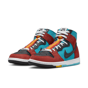 Di’orr Greenwood x SB Dunk High Decon TURQUOISE BLUE/BLACK-RUGGED ORANGE FQ1775-400
