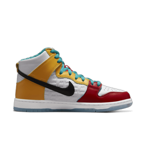 SB Dunk High Pro WHITE/METALLIC GOLD-UNIVERSITY RED