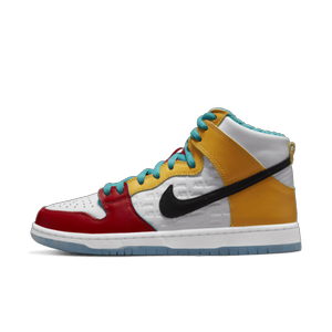 SB Dunk High Pro WHITE/METALLIC GOLD-UNIVERSITY RED