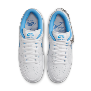 SB x Nicole Hause Dunk Low - White / University Blue / White / Midnight Navy / Pure Platinum