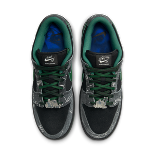 SB DUNK LOW BLACK/GORGE GREEN-SUMMIT WHITE HF7743-001