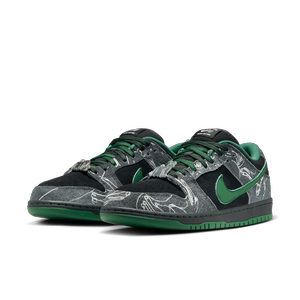 SB DUNK LOW BLACK/GORGE GREEN-SUMMIT WHITE HF7743-001