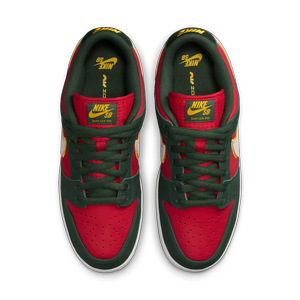 SB - Dunk Low Pro Premium Fir / White-University Gold / Fire Red